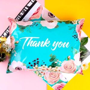 10 LARGE THANK YOU POLY MAILERS